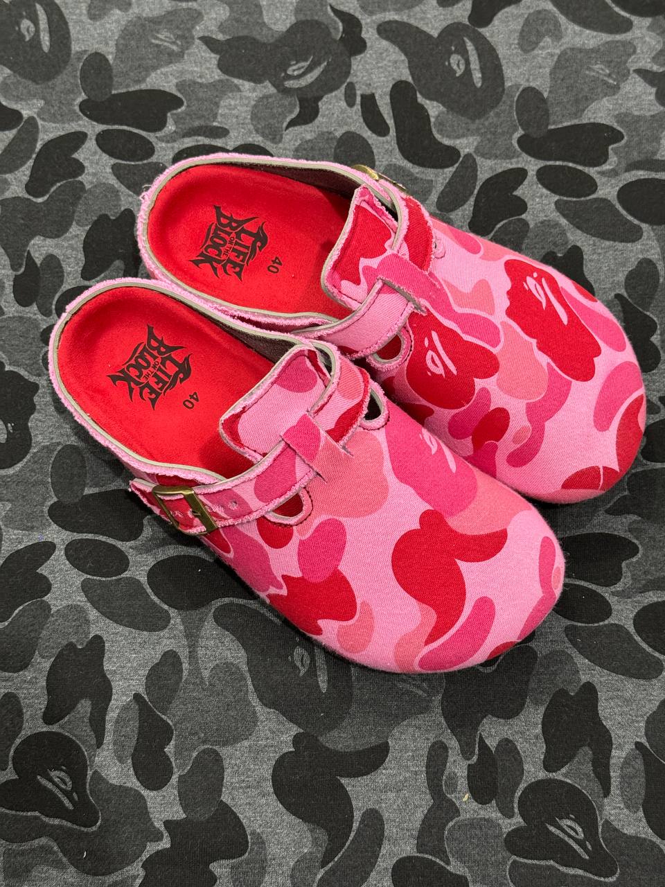 CLOGS ''CAMOUFLAGE'' PINK