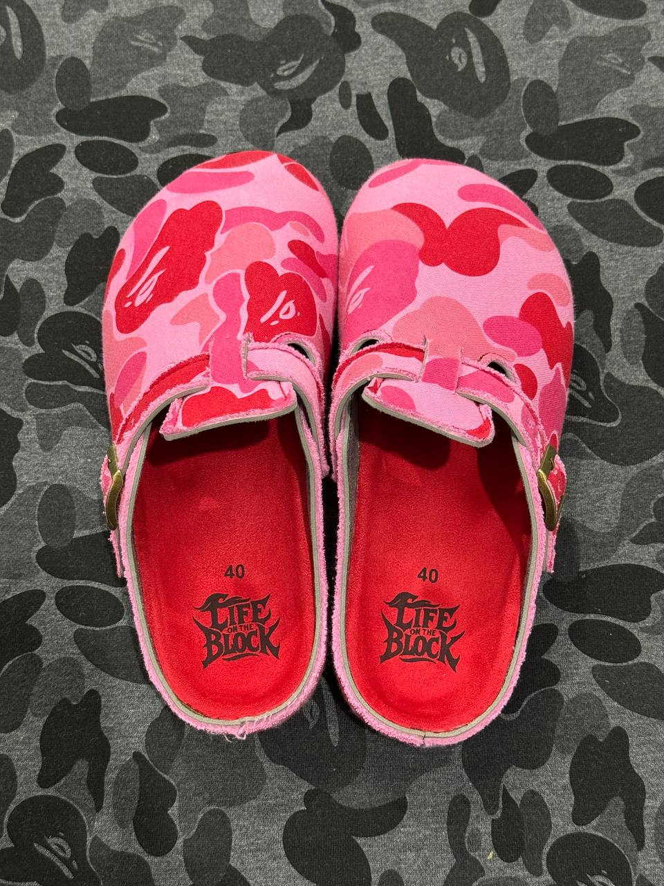 CLOGS ''CAMOUFLAGE'' PINK