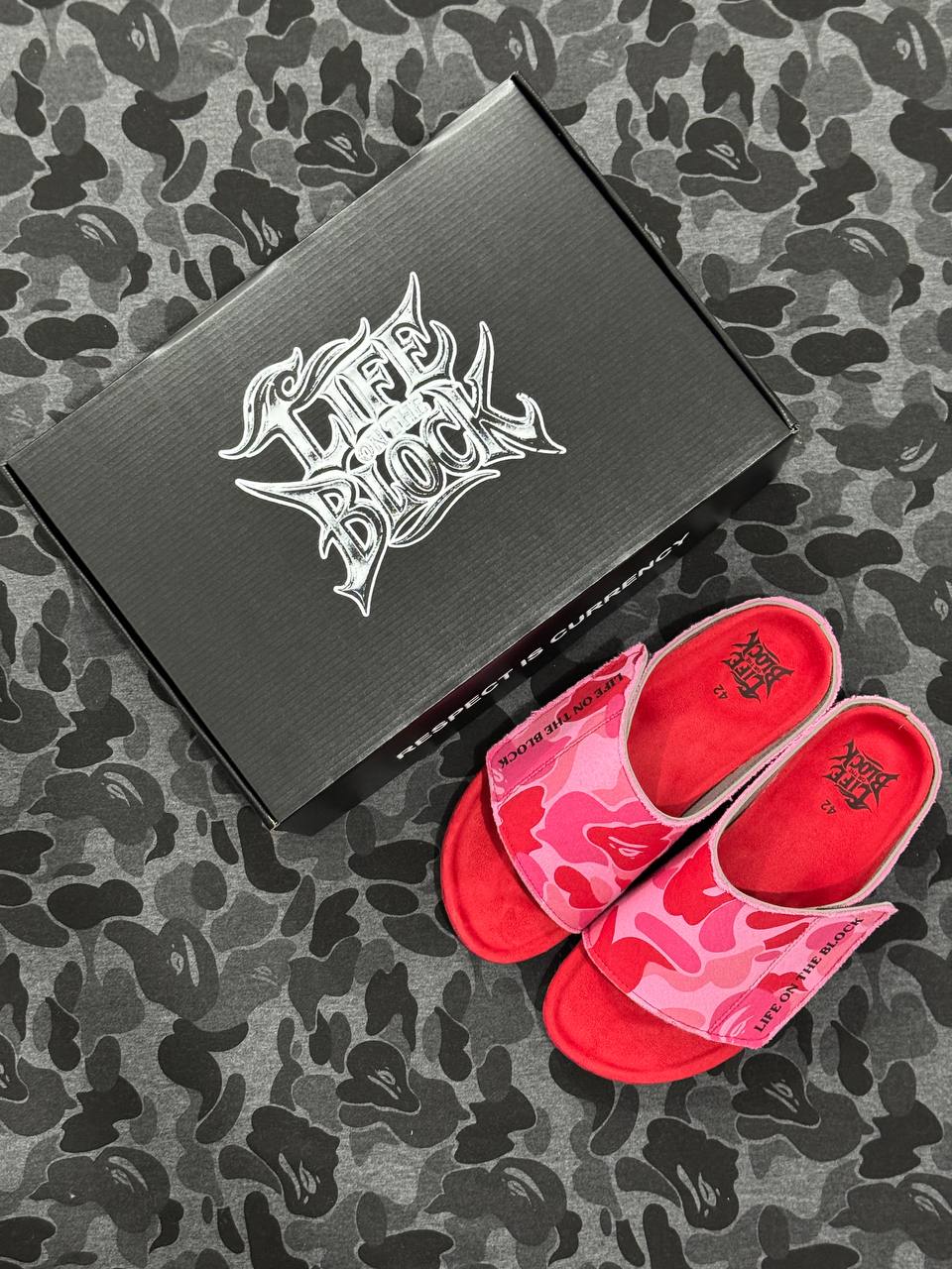 SLIDES ''BAPE CAMOU'' PINK