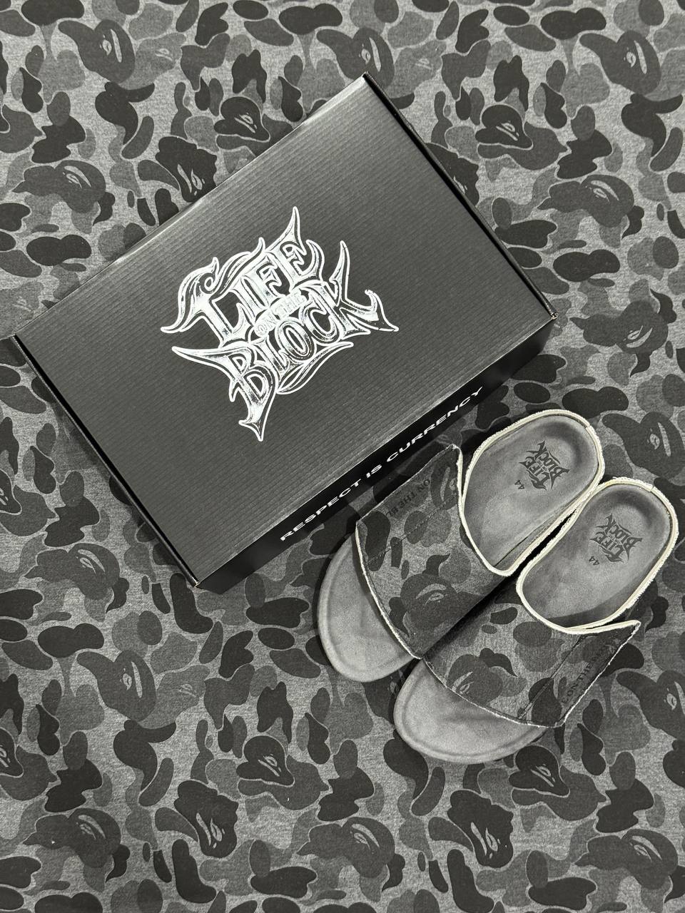 SLIDES ''BAPE CAMOU'' BLACK